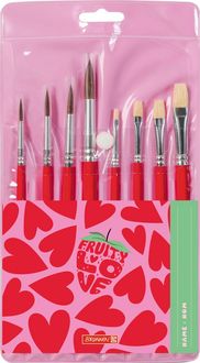 Produktbild: Brunnen Schulpinsel 8er-Set Fruity Love