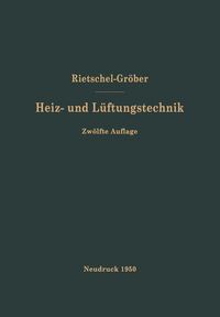 Produktbild: H. Rietschels Lehrbuch der Heiz- und L&uuml;ftungstechnik