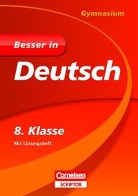 Produktbild: Besser in Deutsch - Gymnasium 8. Klasse