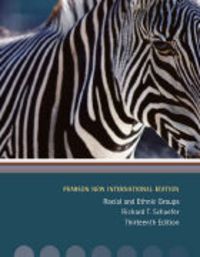 Produktbild: Racial and Ethnic Groups: Pearson New International Edition