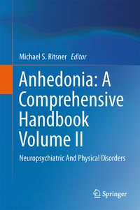Produktbild: Anhedonia: A Comprehensive Handbook Volume II