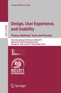 Produktbild: Design, User Experience, and Usability. Theory, Methods, Tools and Practice