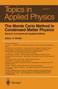 Produktbild: The Monte Carlo Method in Condensed Matter Physics