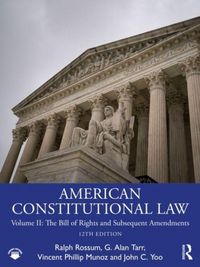 Produktbild: American Constitutional Law