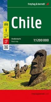 Produktbild: Freytag & berndt Stra&szlig;enkarte Chile 1:1,2 Mio.