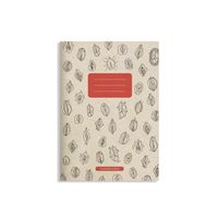 Produktbild: matabooks - A5 Notizheft aus Graspapier - Maya Farbe: Grapefruit