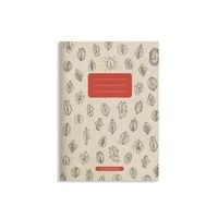 Produktbild: Notizheft A5 blanko aus Graspapier &ndash; Maya &ndash; Farbe: Grapefruit &ndash; matabooks