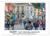 Produktbild: Dublin bunt, lebendig, spannend (Wandkalender 2026 DIN A3 quer), CALVENDO Monatskalender