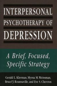 Produktbild: Interpersonal Psychotherapy of Depression