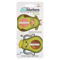 Produktbild: Line Markers (Avocado) - Magnetische Lesezeichen - 2er Set