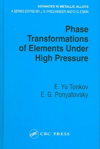 Produktbild: Phase Transformations of Elements Under High Pressure