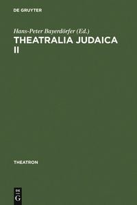 Produktbild: Theatralia Judaica II