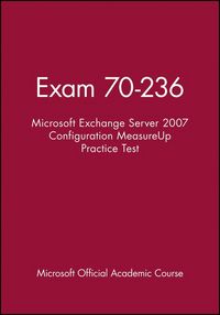 Produktbild: Exam 70-236 Microsoft Exchange Server 2007 Configu ration MeasureUp Practice Test