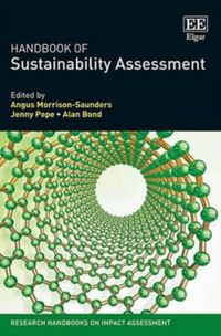 Produktbild: Handbook of Sustainability Assessment