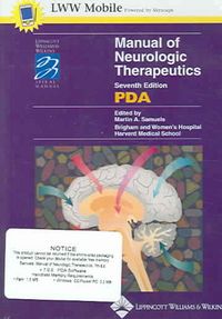 Produktbild: Manual of Neurologic Therapeutics for Pda