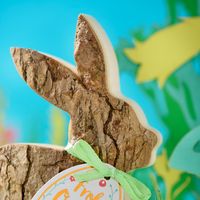 Holzosterhase "Hoppel", 10,5 cm