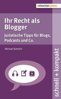 Produktbild: Ihr Recht als Blogger