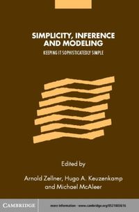 Produktbild: Simplicity, Inference and Modelling