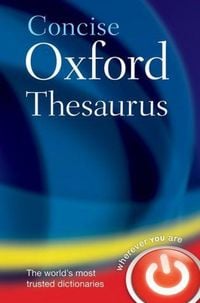 Produktbild: Concise Oxford Thesaurus