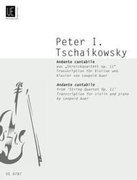 Produktbild: Andante cantabile, f&uuml;r Violine und Klavier