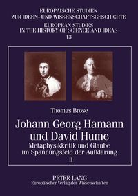 Produktbild: Johann Georg Hamann und David Hume
