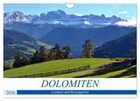 Produktbild: Dolomiten - Latemar und Rosengarten (Wandkalender 2026 DIN A4 quer), CALVENDO Monatskalender