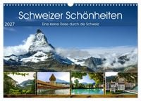 Produktbild: Schweizer Sch&ouml;nheiten (Wandkalender 2027 DIN A3 quer), CALVENDO Monatskalender