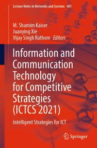 Produktbild: Information and Communication Technology for Competitive Strategies (ICTCS 2021)