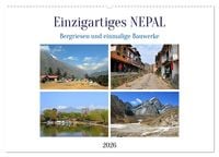 Produktbild: Einzigartiges NEPAL (Wandkalender 2026 DIN A2 quer), CALVENDO Monatskalender