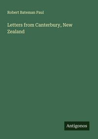 Produktbild: Letters from Canterbury, New Zealand