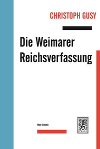 Produktbild: Die Weimarer Reichsverfassung