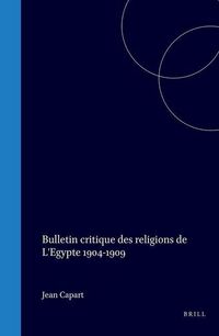 Produktbild: Bulletin Critique Des Religions de l'Egypte 1904-1909