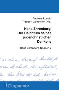 Produktbild: Hans Ehrenberg: Der Reichtum seines judenchristlichen Denkens