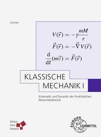 Produktbild: Greiner, W: Klassische Mechanik I (Greiner)