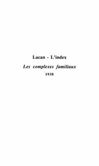 Produktbild: Lacan-L'index