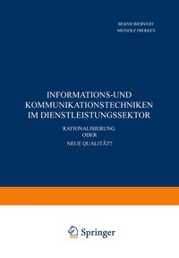 Produktbild: Informations- und Kommunikationstechniken im Dienstleistungssektor