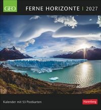 Produktbild GEO Ferne Horizonte Postkartenkalender 2027 - Wochenkalender mit 53 Postkarten
