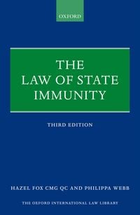 Produktbild: The Law of State Immunity