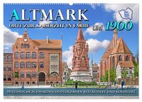 Produktbild: Altmark um 1900 - Orte zur Kaiserzeit in Farbe &ndash; kolorierte Fotografien (Wandkalender 2027 DIN A2 quer), CALVENDO Monatskalender