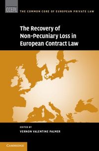 Produktbild: Recovery of Non-Pecuniary Loss in European Contract Law