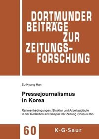 Produktbild: Pressejournalismus in Korea
