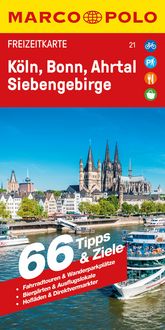 Produktbild: MARCO POLO Freizeitkarte 21 K&ouml;ln, Bonn, Ahrtal, Siebengebirge 1:110.000