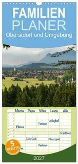 Produktbild: Familienplaner 2027 - Oberstdorf und Umgebung mit 5 Spalten (Wandkalender, 21 x 45 cm) CALVENDO