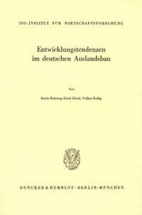 Produktbild: Entwicklungstendenzen im deutschen Auslandsbau.