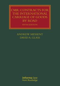 Produktbild: CMR: Contracts for the International Carriage of Goods by Road