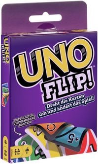 Produktbild: Mattel Games UNO Flip, Kartenspiel, Gesellschaftsspiel, Familienspiel, Kinderspiel