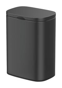 Produktbild: Wand-Kosmetikeimer Mod. Sare Schwarz 5 L, Easy Close Absenkautomatik