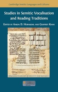 Produktbild: Studies in Semitic Vocalisation and Reading Traditions