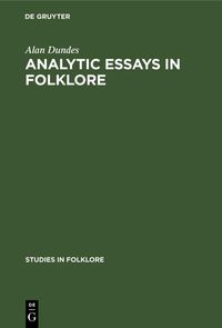 Produktbild: Analytic Essays in Folklore