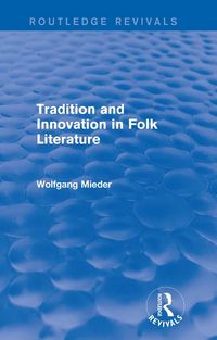 Produktbild: Tradition and Innovation in Folk Literature